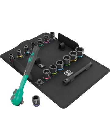 Bild Steckschlüssel-Garnitur 3/8"" ZYKLOP Com fort 16-teilig Wera-0