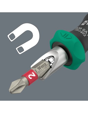 Bild Bit-Handhalter mit Ratschenfunktion - Wera-6