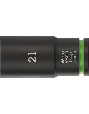 Bild Kraft- Steckschlüsseleinsatz lang 3/8"" 21 mm - Wera-0