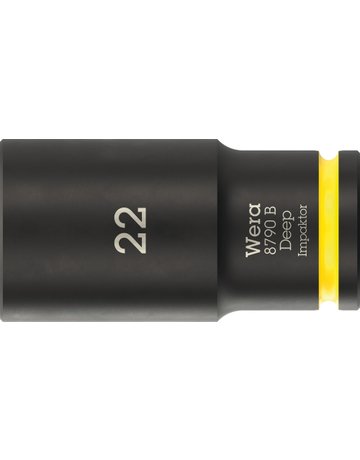 Bild Kraft- Steckschlüsseleinsatz lang 3/8"" 22 mm - Wera-0