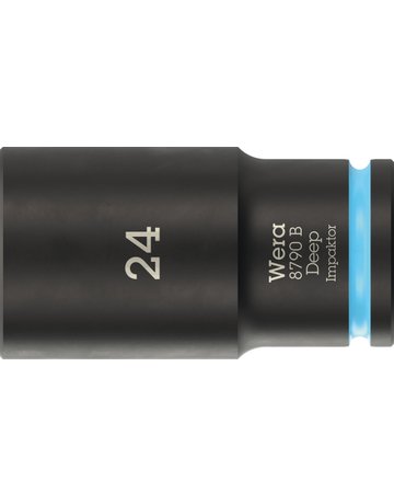 Bild Kraft- Steckschlüsseleinsatz lang 3/8"" 24 mm - Wera-0