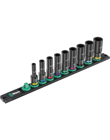 Bild Kraft- Steckschlüssel-Satz 3/8"" 9-tlg. lang Imperial - Wera-0