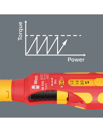 Bild Drehmomentschraubendreher 0,4-2 Nm Safe-Torque Speed VDE - Wera-6