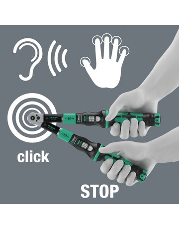 Bild Drehmomentschlüssel Click-Torque Lock A6 R/L 2,5-25 Nm 1/4"" Bitaufnahme - Wera-7