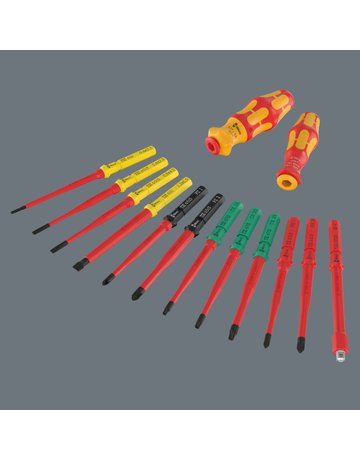 Bild Wechselklingen-Satz Kraftform Kompakt VDE 24-tlg. Allrounder - Wera-8