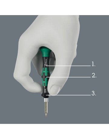 Bild Micro-Schraubendrehersatz 22-tlg. Tool-Check Modular Micro 1 - Wera-3
