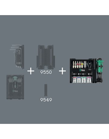 Bild Bit-Steckschlüsselsatz 21-tlg. Tool-Check Modular 1 Imperial - Wera-3