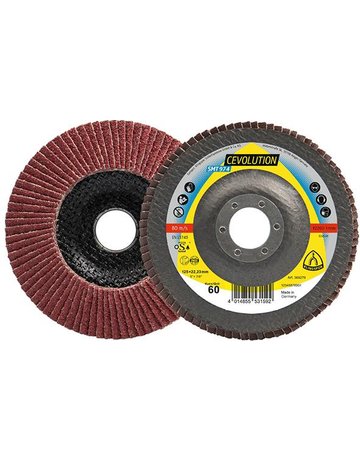 Fächerschleifscheibe SMT 974 125x22,23mm ge wölbt K60 Keramikkorund K60 Klingspor
