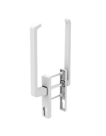 Dirigent Drehgriff mit Z. weiß beidseitig PZ-Lochung - GU