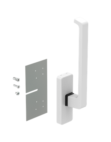 966 Dirigent Drehgriff mit Z. weiß links mit Aussperrschutz - GU