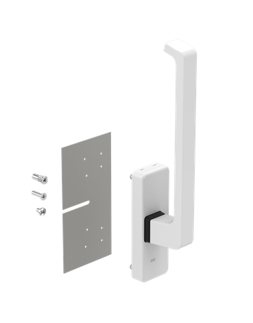 966 Dirigent Drehgriff mit Z. weiß rechts mit Aussperrschutz - GU