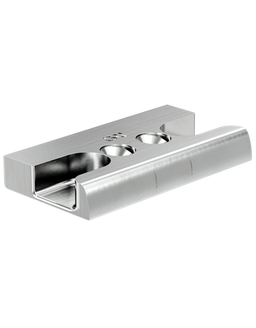 Schließplatte Eurofalz 30x8 o.Bohrzapfen - GU