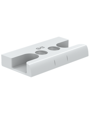 Bild Schließplatte Eurofalz 30x8 o.Bohrzapfen - GU-1