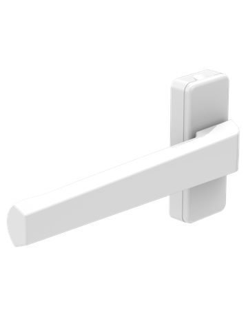 Drehgriff Dirigent F flach weiß ohne Stift - GU