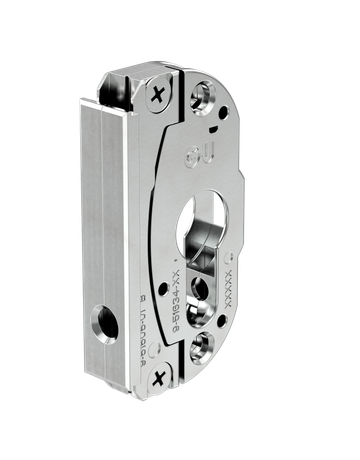 Schlosskasten D25 mm ferGUard*silber