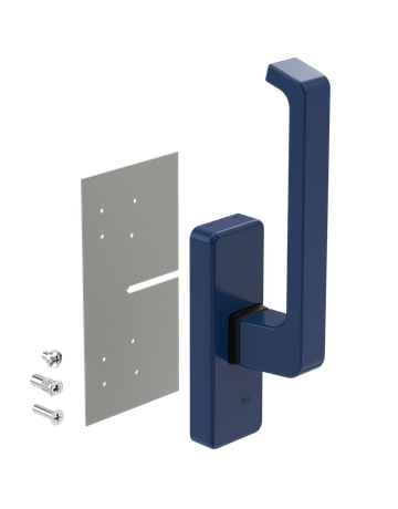 966 Dirigent Drehgriff mit Z. weiß rechts kurz - GU