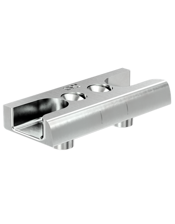 Schließplatte UNI-JET M 6 Eurofalz, mit Zapfen - GU