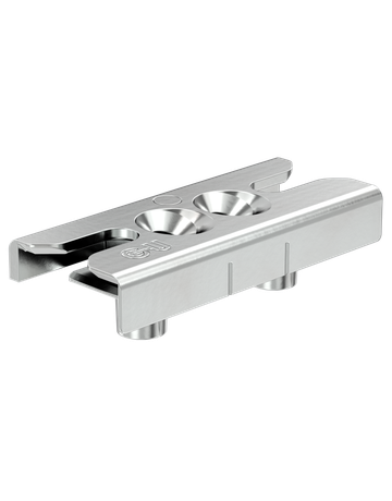 SE Stahlschließplatte UNI-JET M 6 PILZKOPF, MIT ZAPFEN - GU