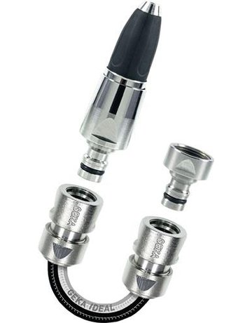Bild Spritzdüse Spritzdüse,Hahnstecker, 2xSch lauchstück GEKA plus Stecksystem-0