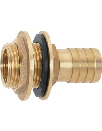 Bild Regentonnenanschluss Set mit Tüe 1"" 90° x AG G1 Stripe GEKA-0