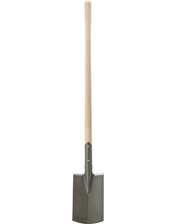 Bauspaten E-K-Stiel Sandgestrahlt - Neutral
