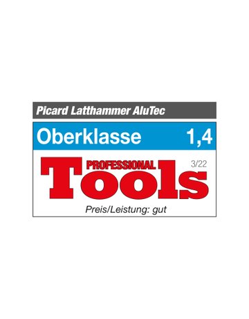 Bild Latthammer AluTec glatt mit Magnet-Nagel h. 450g PICARD-0