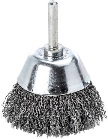 Schaft-Flächenbürste Stahldraht gew. 70x 0,3mm Lessmann