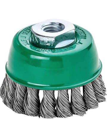 Topfbürste Edelstahl gezopft 65x0,35mm L essmann - Lessmann