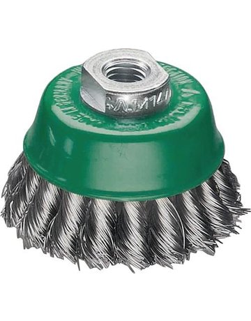 Bild Topfbürste Edelstahl gezopft 65x0,5mm Le ssmann - Lessmann-0