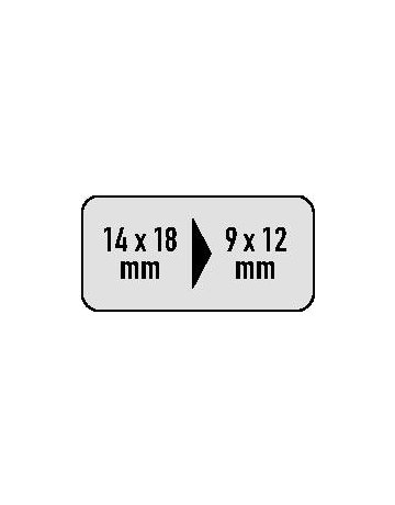 Bild Einsteckadapter 9x12mm auf 14x18mm Stahl wille - STAHLWILLE-2