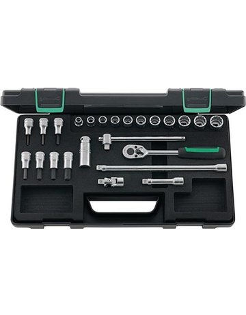 Bild Steckschlüssel-Garnitur 3/8"" 45/49/19/5 KN 24-teilig Stahlwille-0