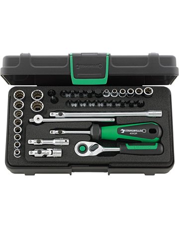 Steckschlüssel-Garnitur 1/4""40D/40TX/44 KTX/32/6QR 38-teilig Stahlwille