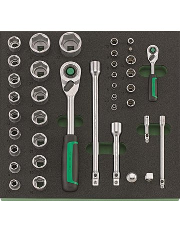 Werkzeugmodul 2/3 Steckschlüssel 1/4+1/2 "" TCS1 821/38 Stahlwille