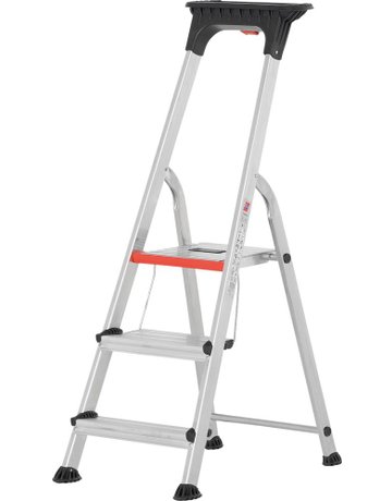 Stufenstehleiter 3Stufen Standhöhe 0,65m 3 Stufen Standhöhe 0,65 m - ALUPRO concept