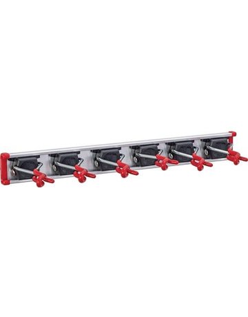 Bild Gerätehalter-Set ""mini"" 0,50m Führungs schiene mit 6 Gerätehalter ""mini"" - BRUNS-0