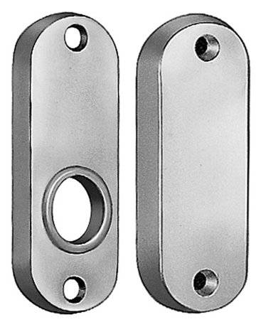 Bild Drücker-Rosette 479 32x87x7mm,rd.Form Le ichtmetall silberfarbig - AMF-0