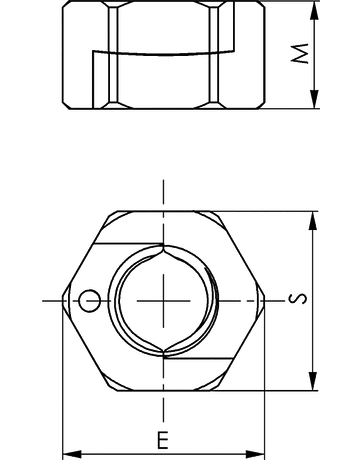 Bild TWINNUT-Mutter ohne Bund 6333S-M20 AMF-1