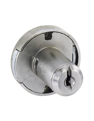 Bild Zylinder Riegelschloß 3001/17,5 mm aufliegend, Zylinder matt vernickelt - JuNie-0