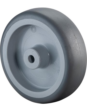 Gummirad 75mm A80.078 blaugrau, Radkörpe r Kunststoff, GL - BS ROLLEN
