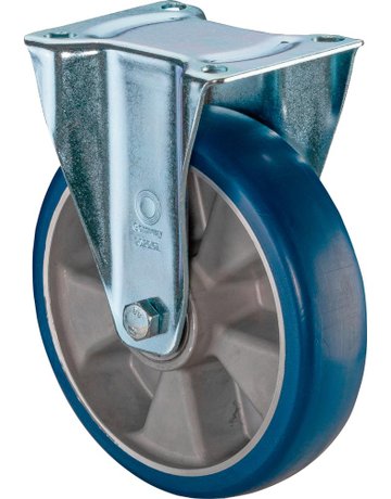 Bockrolle L410.B92 Rad Ø 100mm 160kg, St ahl verzinkt - BS ROLLEN