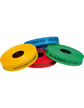 Trassen-Warnband 250 m Achtung Trinkwass er blau - KELMAPLAST