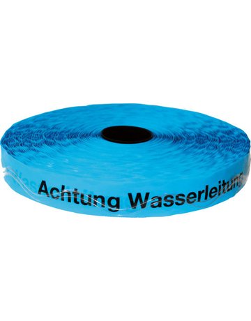Ortungsband 250m Achtung Wasserleitung b lau - KELMAPLAST