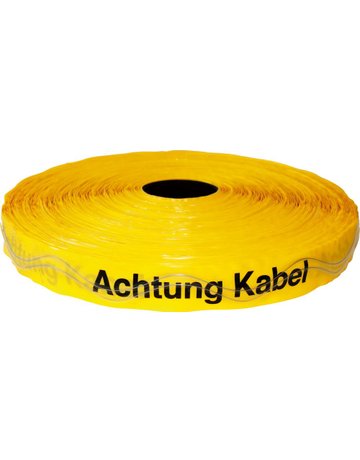 Ortungsband 250m Achtung Kabel gelb - KELMAPLAST