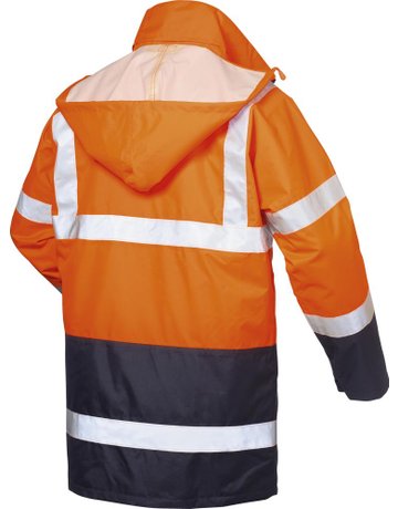 Bild Warnparka Travis, Gr. S, orange/marine-1