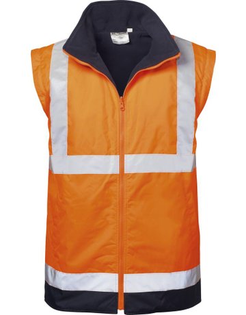 Bild Warnparka Travis, Gr. 3XL, orange/marine-3