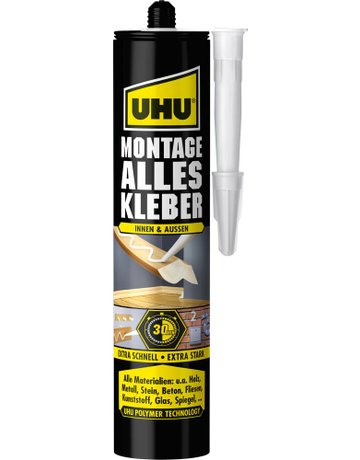 UHU MONTAGE ALLESKLEBER Kartusche 425g