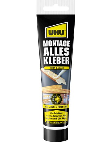 UHU MONTAGE ALLESKLEBER Tube 165g