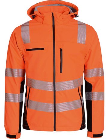 Softshelljacke, Gr. L orange/schwarz Gr. L - n.a.