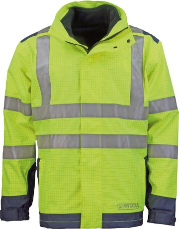 Multinorm-Parka 3850G gelb/blau, Reflex, Gr. S Gr. S - n.a.
