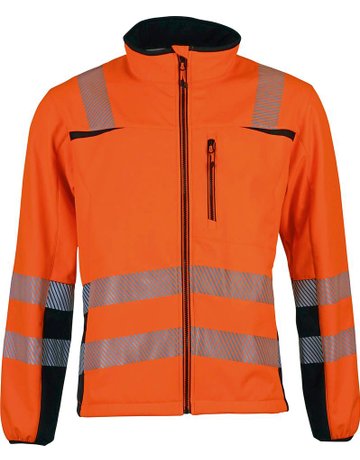 Softshelljacke, Gr. S orange/schwarz Gr. S - n.a.